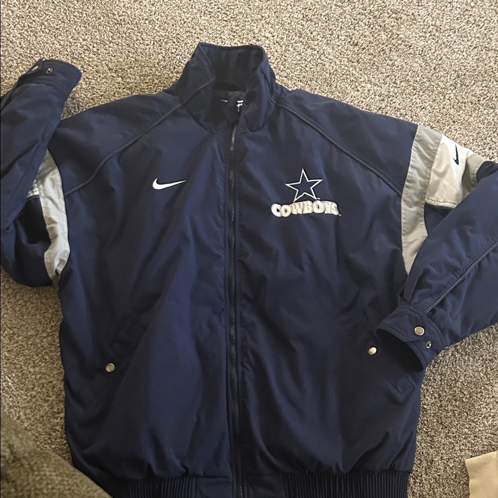 Vintage 90s Pro Line Dallas Cowboys Winter coat size XL